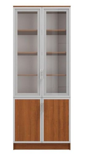 Шкаф книжный Альма 9 орех экко  3