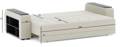 Диван прямой Дубай Dream Dk.Beige  6