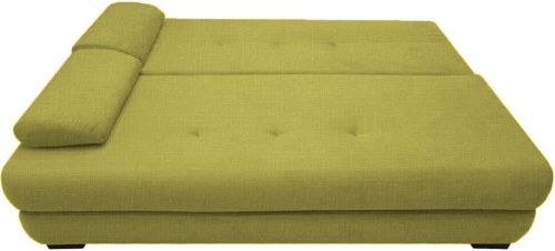 Диван прямой Фиджи (Луиджи) рогожка Green  3