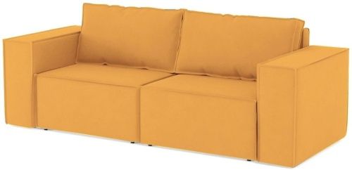 Диван прямой Лофт НПБ Max Yellow