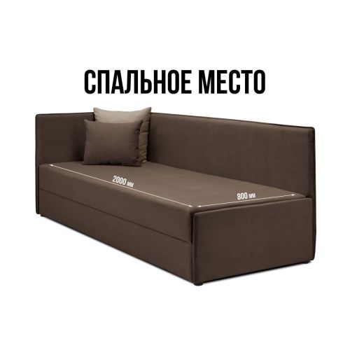 Тахта Гамма дизайн мокко  3