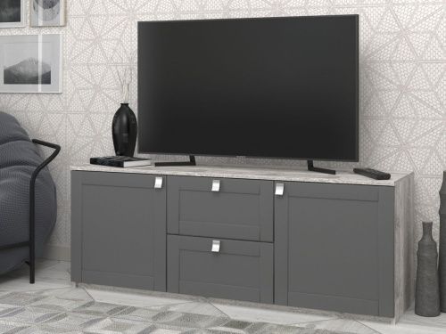 Тумба ТВ Скаген 3 коричневая  5