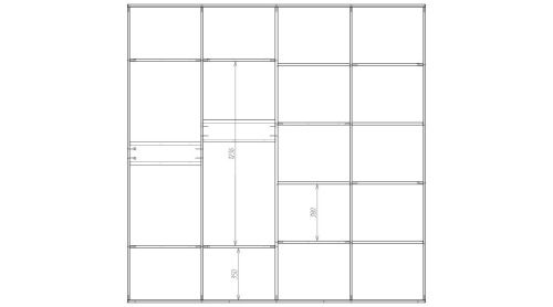 Шкаф Марвин 5 Роза  2