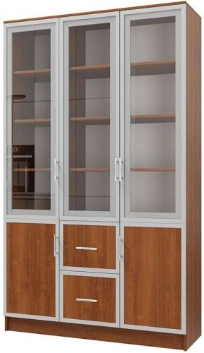 Шкаф книжный Альма 16 орех экко