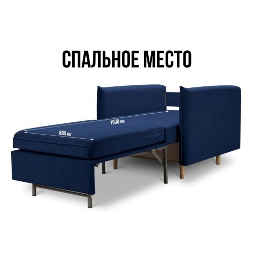 Кресло-кровать Фьёрд синий  3
