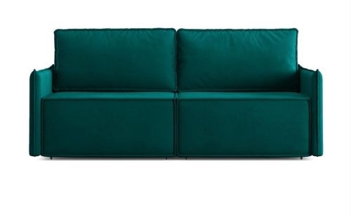 Диван прямой Лофт с узкими подлокотниками Zara Izumrud  2