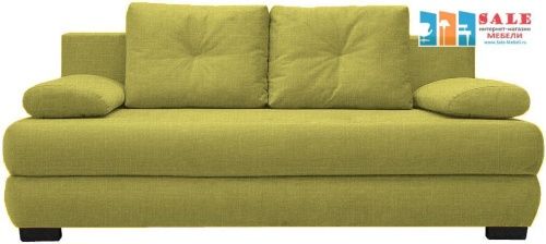 Диван прямой Фиджи (Луиджи) рогожка Green  2
