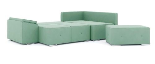Диван угловой Хавьер с пуфом Zara Mint  3