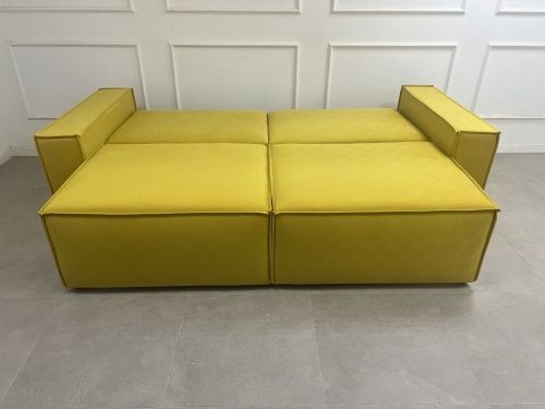 Диван прямой Лофт НПБ Max Yellow  5